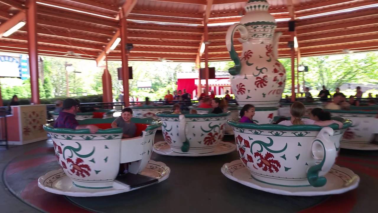 Fun at busch gardens tea cups!!! YouTube