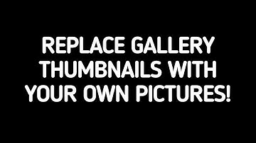 REPLACE GALLERY THUMBNAILS WITH BETTER PICTURES! | The Sims 4
