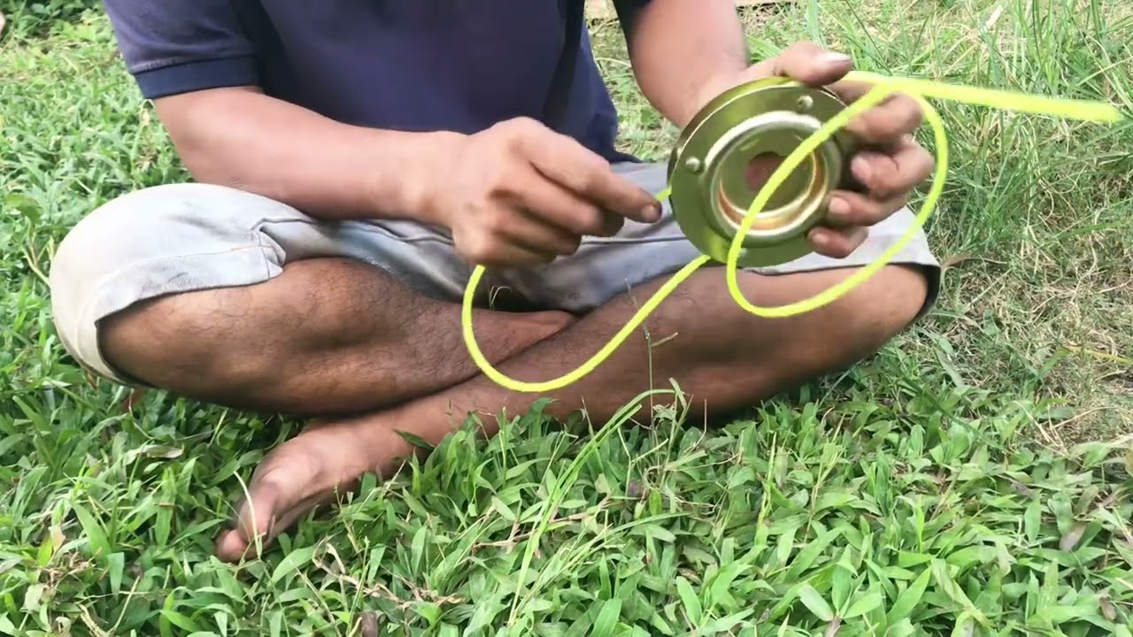Cách quấn dây cước máy cắt cỏ 👉nhanh chóng thuận tiện nha bà con 🌈🌈🌈
