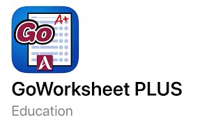 GoWorksheet Plus- making PDFs accessible