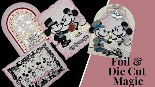 Foil & Die cut Magic | Spellbinders Classic Mouse Wedding collection 