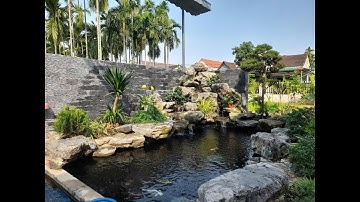 Thi Công Hồ Cá Koi Quảng Ngãi - 0934 848 111 - Ori Landscape Quảng Ngãi. Công Trình tại TT.Chợ Chùa