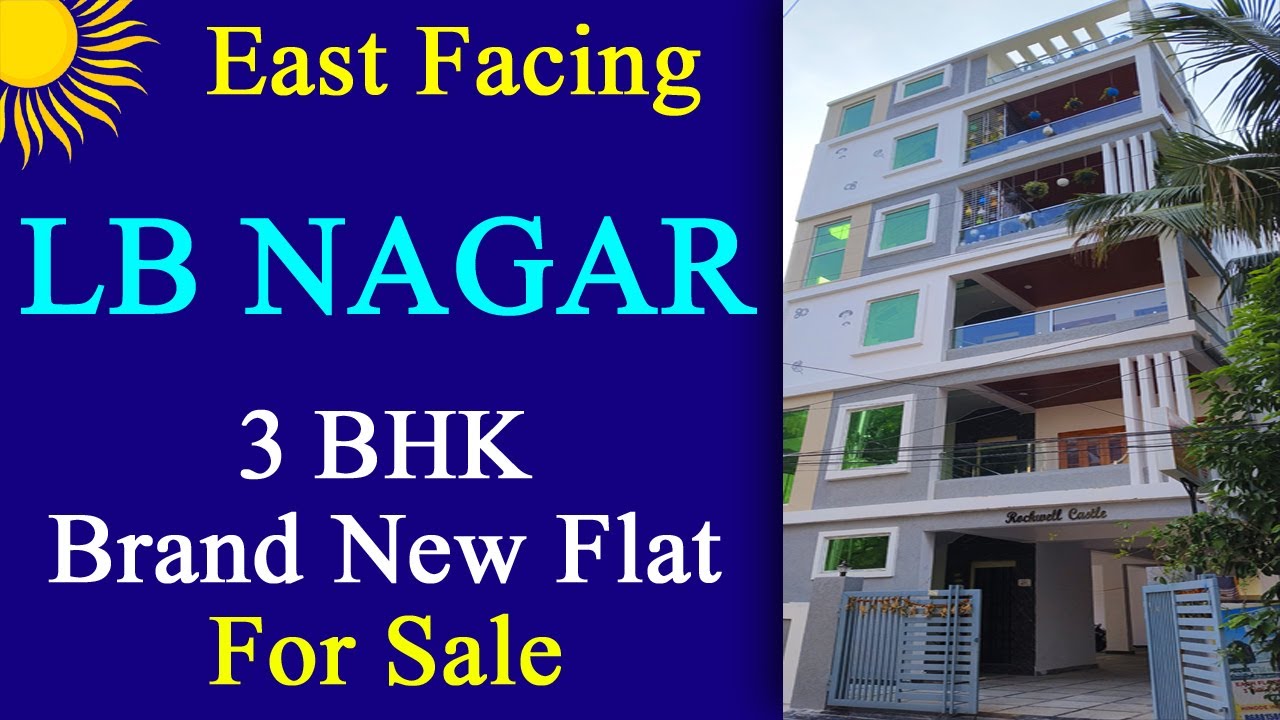 3 BHK Flats For Sale in LB Nagar Hyderabad East Facing Flats