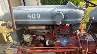 Working on the Ford 860, getting it to start and run 