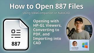 How to Open 887 Files (HP-GL/2 Plot)