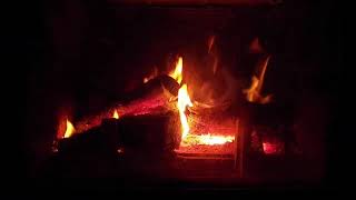 Relaxing Fire Burning Video & Crackling Fireplace Sounds with Soft Music screenshot 3