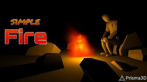 Fire in prisma 3d // Particle simulation part 2 //..