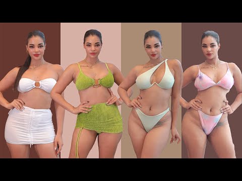 TOP 4 BIKINIS , TRAJES DE BAÑO EN TENDENCIA 2023 💜 SHEIN BIKINI TRY ON HAUL