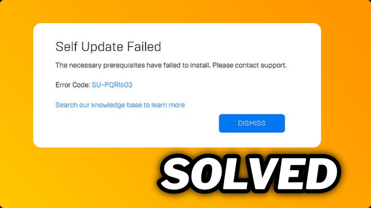(FIXED) "Self Update Failed" error in Epic Games launcher