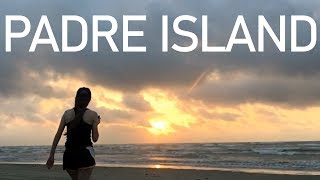 we went camping at padre island