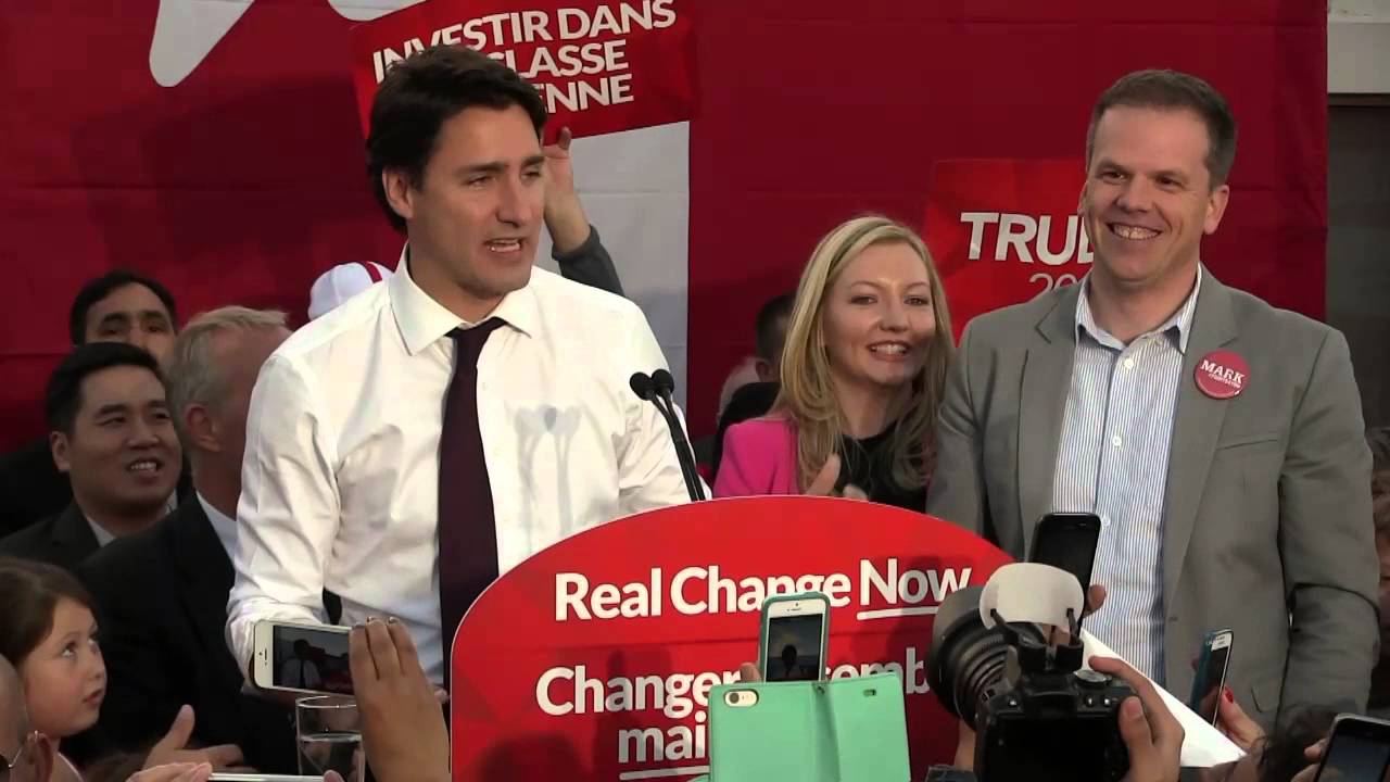 Mark Holland Rally with Justin Trudeau in Ajax - October 14, 2015