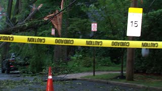 Storm Cleanup Continues Across DC Area