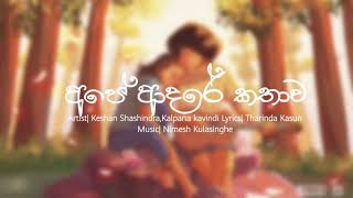 Ape Adare Kathawa Lyrics Video (අපේ ආදරේ කතාව) - Keshan Shashindra | Kalpana Kavindi