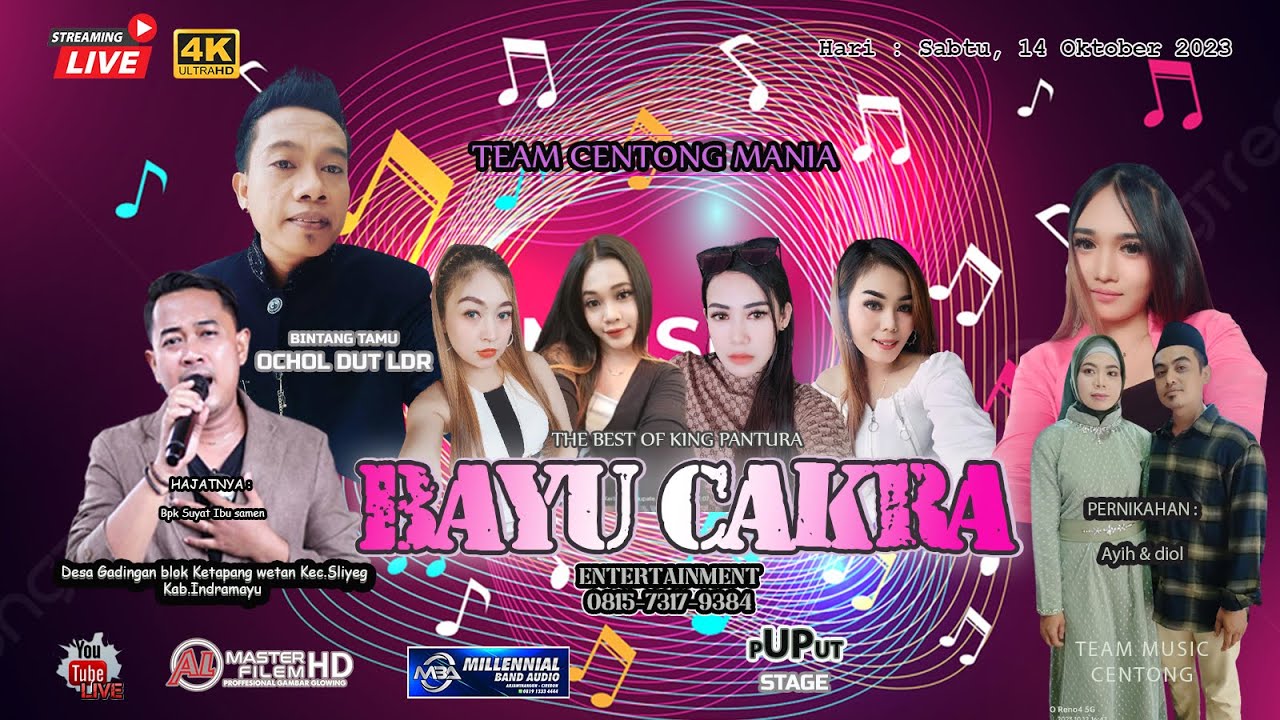 🔴 LIVE BAYU CAKRA || Ayih & Diol - Desa Gadingan Blok Ketapang wetan Sliyeg Indramayu