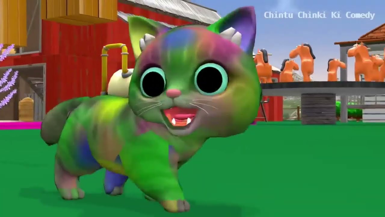 बिल्ली की होली है 2 | Bili Ke Bachhe |Chintu cartoon | pagal beta | comedy video | cs bisht vines