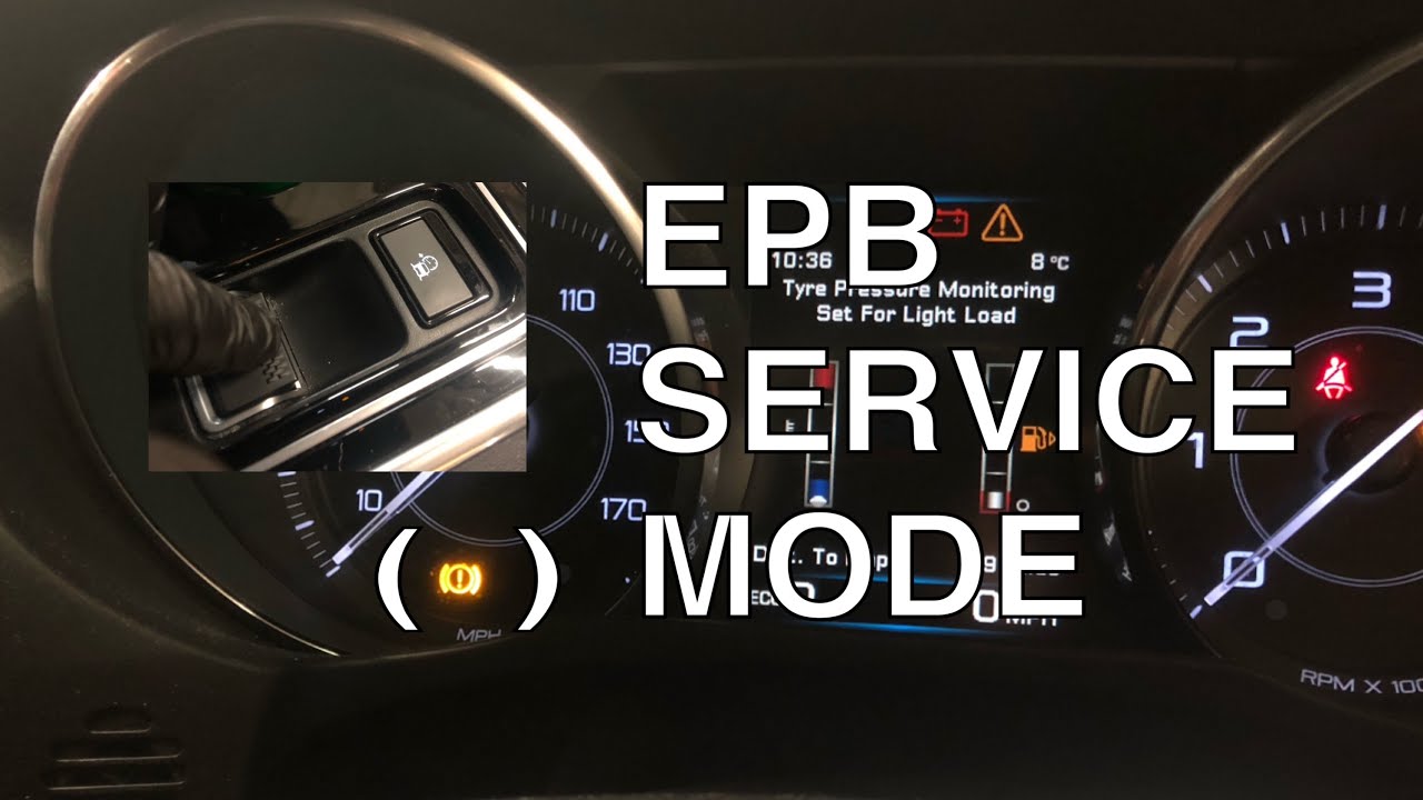 Jaguar XE, XF Rear Brake Replacement service Mode. A Stepbystep guide