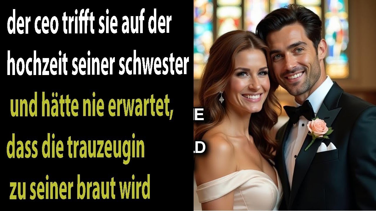 der ceo trifft sie auf der hochzeit seiner schwester – die trauzeugin wird sein schicksal