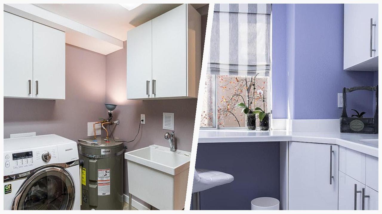 Transform Your Laundry Room with Pink & Purple Accents | Designer ...