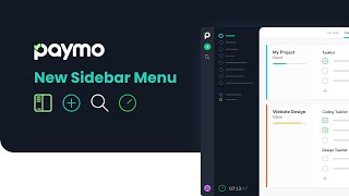 Updates - New Sidebar Menu | Paymo