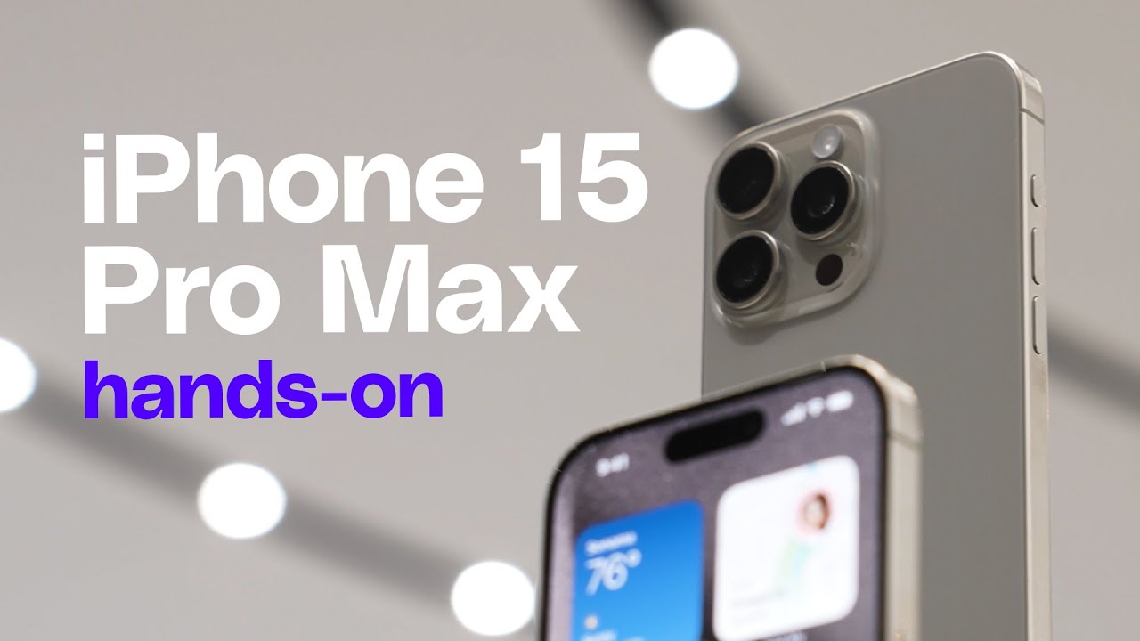 Apple unveils iPhone 15 Pro and iPhone 15 Pro Max - Apple