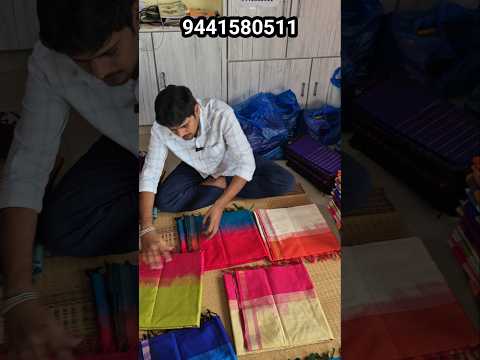 Handloom Plain Semi-Silk Sarees #giftsarees #trendingsarees #viralsarees #functionwaresarees