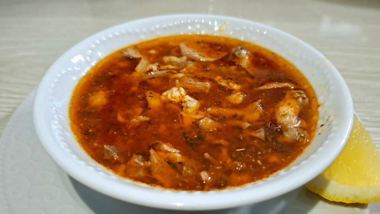 Ev Yapımı Enfes kelle Çorbası tarifi👌👌 Yemek tarifleri Ev Yapımı Enfes kelle Çorbası tarifi👌👌 Yemek tarifleri