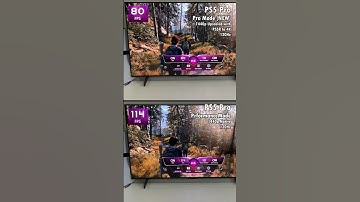 PS5 Pro 120FPS Performance vs. Pro Mode FPS Test #lastofuspart2 #ps5pro