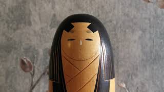 Vintage Kokeshi Doll Elegant Lady From Heian Era By Misui  Sosaku Creative Kokeshi