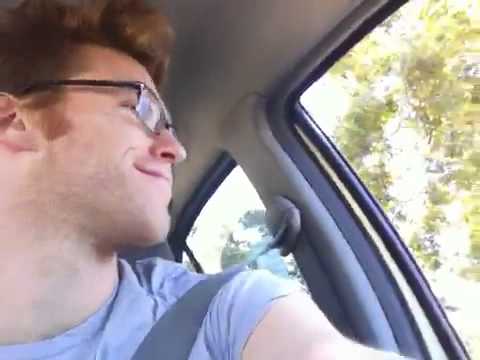 My friend singing to Rooney in Napa...Sing-A-Long