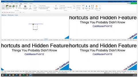 WEBINAR: Shortcuts & Hidden Features in CabMaster Software