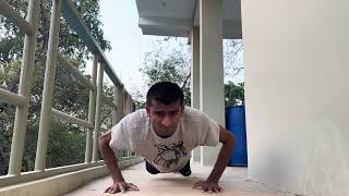 50 push-ups challenge Day 1 start with 5 push-ups
