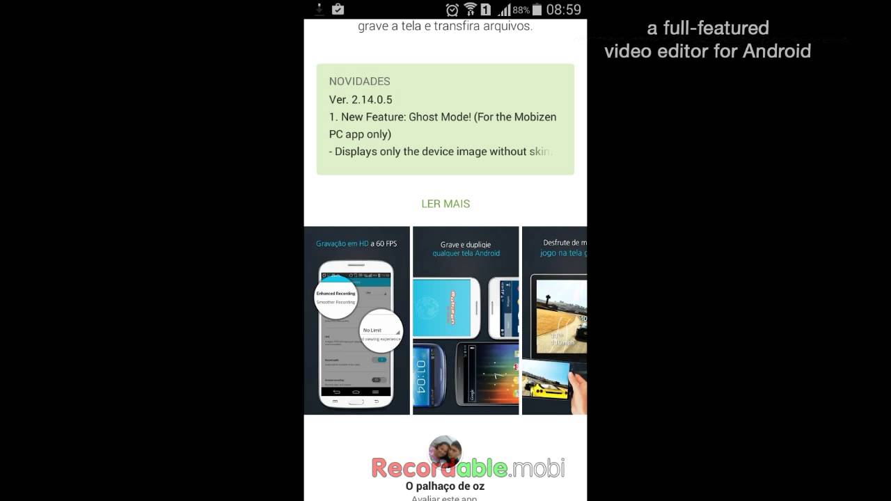 Como gravar a tela do seu celular - YouTube