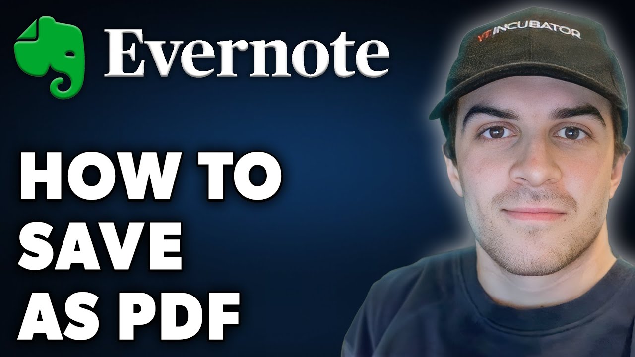 How to Save Evernote as PDF (Full 2025 Guide) - YouTube