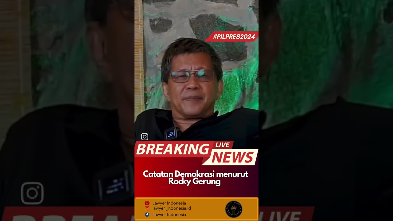Rocky Gerung Jelaskan tentang Demokrasi #shorts #short #rockygerung