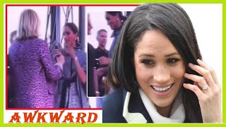 Famous Meghan Markle suffers awkward snub as she reaches out for microphone that's not for her Net Worth