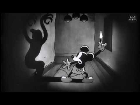 Mickey Mouse PERİLİ KÖŞKTE! - 1929 Yılında Yayınlanan Mickey Mouse Çizgi Filmi