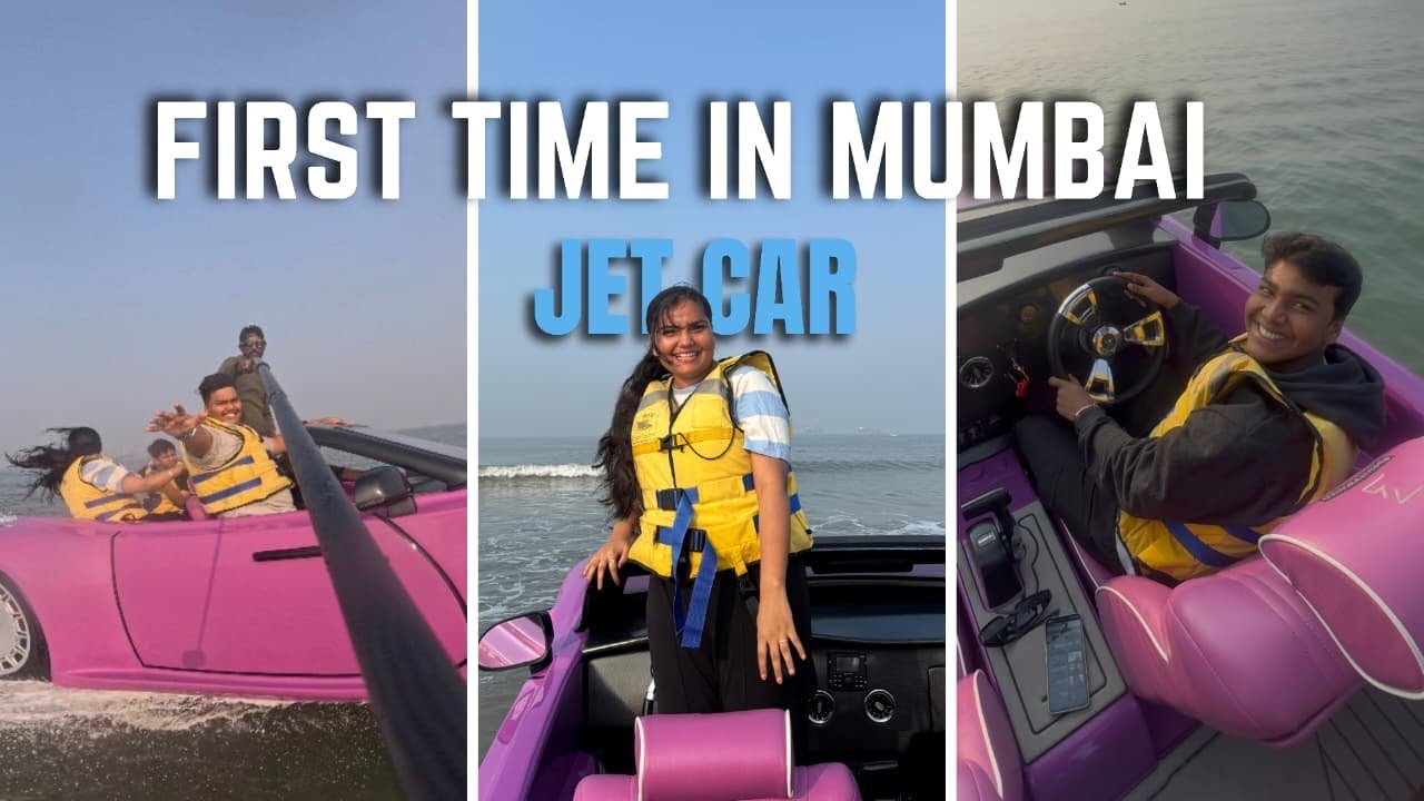 First Time In Mumbai Speed Jet Car | Contest | Giveaway | Vlog 