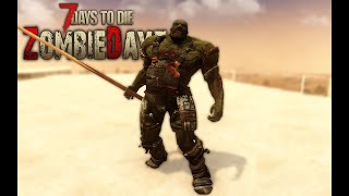 Running away from mutant zombies | ZombieDayZ Mod | 7 Days to Die | Part 4 screenshot 3