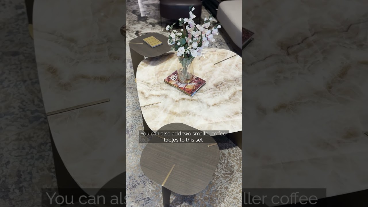 Arch Cofee Table Cluster | Raw collection