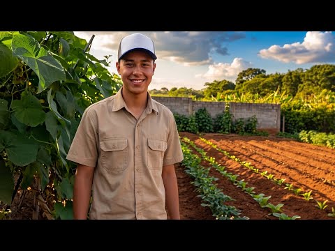 O JOVEM QUE ACORDA AS 5 DA MANHA PARA ESTUDAR E A TARDE TOCA A PROPRIA LAVOURA