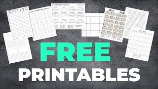 Get Organized Quickly: Where to get FREE Printable Planner Templates