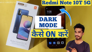 How To Enable Dark Mode in Redmi Note 10T 5G | Redmi Note 10T 5G dark Mode कैसे | @akstech4u