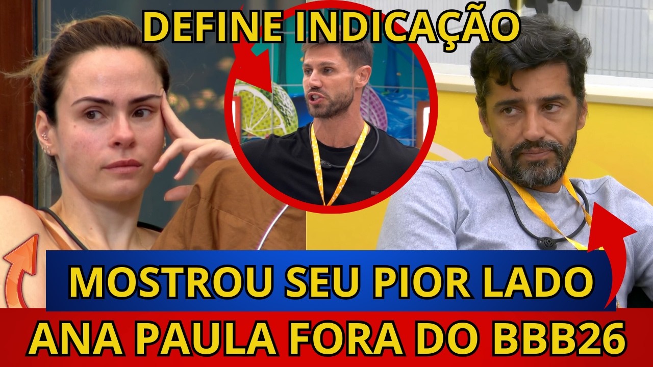 🔴BBB26: Ana Paula DESISTE DO PROGRAMA, Cowboy MOSTRA SEU PIOR LADO, Jonas DEFINE SEU VOTO AO PAREDÃO