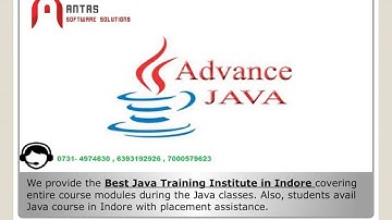Top Java Training Institute in Indore | Java Summer Training