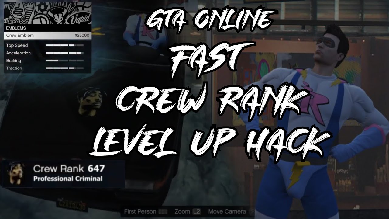 HOW TO GET Crew Rank 10 SUPER QUICKLY!!!