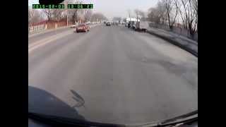 Алматы. Пешеход на 8 полосной дороге 20150203 1306