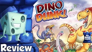 Dino Dunk Review - with Tom Vasel screenshot 2