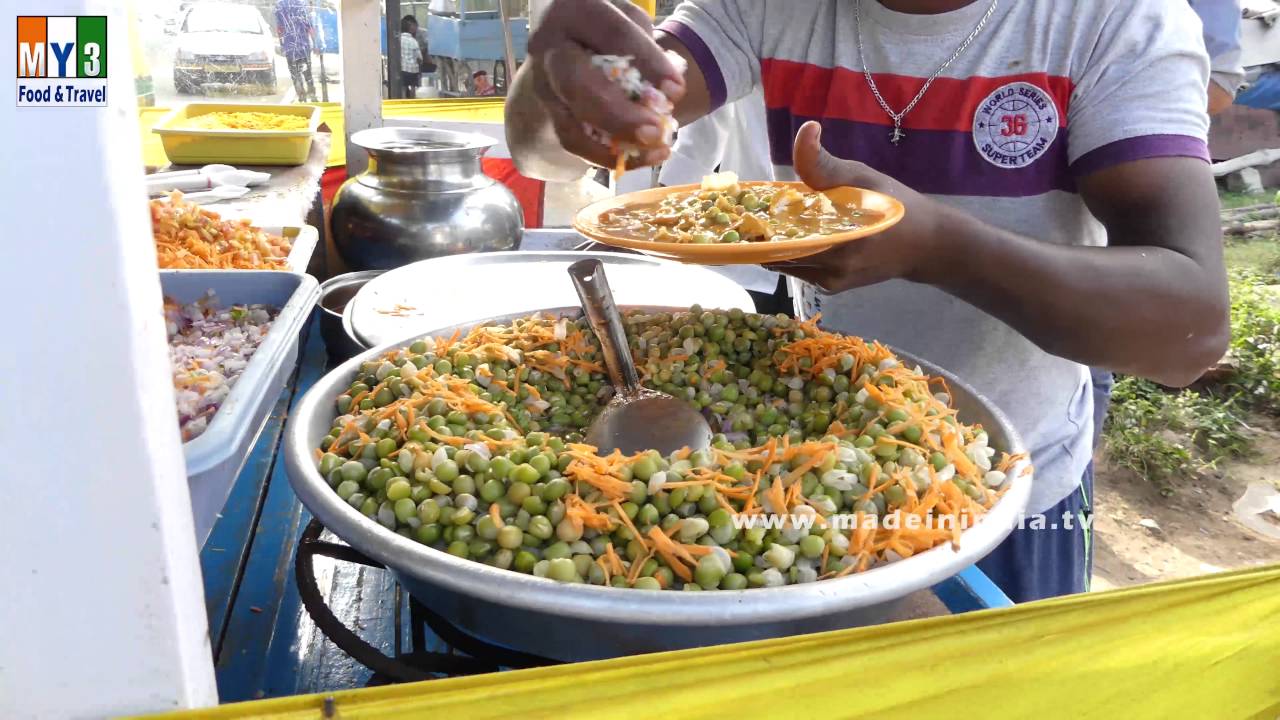YAMMY PEAS PANI PURI PEAS GOLGAPE RARE STREET FOODS IN INDIA