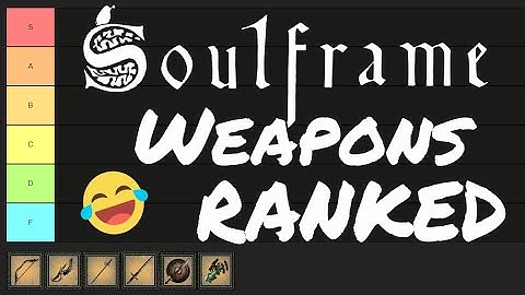 Every Weapon in Soulframe Preludes 9 (Humor)