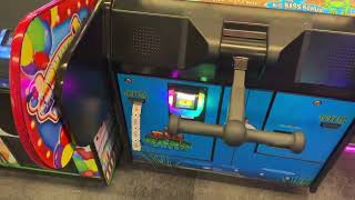 Playing Big Bass Wheel at the Great Wolf Lodge Arcade